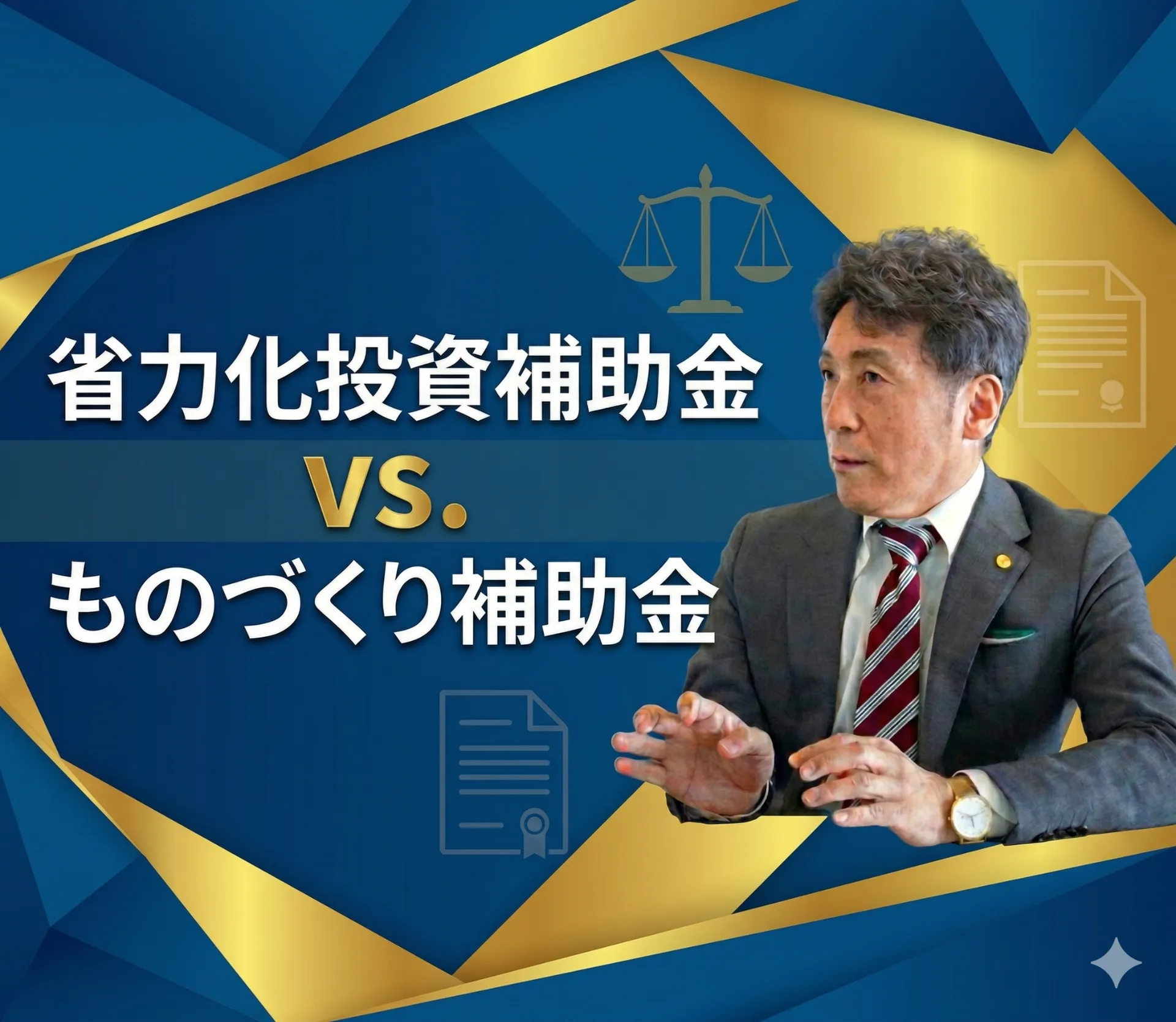 【比較】省力化 vs ものづくり補助金